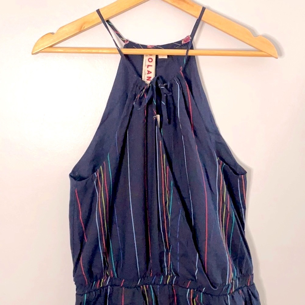 NWT Anthropologie Dolan Halter Jumpsuit w/ Pockets - Picture 2 of 12